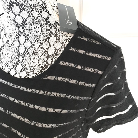 SALE✨INC Top - Black - Picture 2 of 4